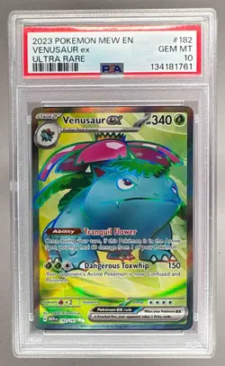 2023 Pokemon Scarlet Violet 151 MEW EN 182 Venusaur ex PSA 10 134181761 - Image 1