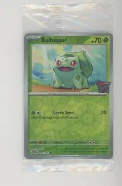 2023 Pokemon MEW EN Best Buy Exclusive #001 Bulbasaur Sealed - Image 1