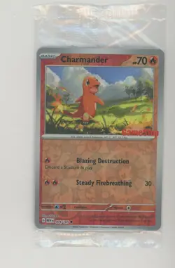 2023 Pokemon MEW EN GameStop Exclusive #004 Charmander Sealed - Image 1