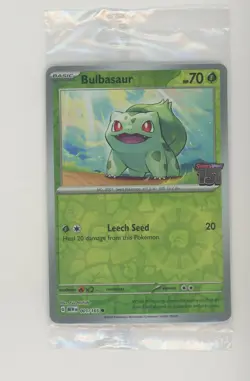 2023 Pokemon MEW EN Best Buy Exclusive #001 Bulbasaur Sealed - Image 1