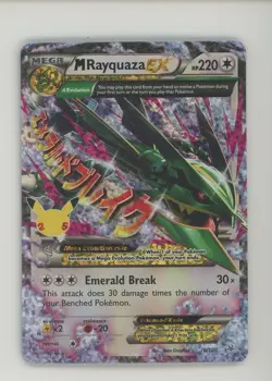 2021 Pokemon Celebration Classic XY Roaring Skies #76 M Rayquaza EX - Image 1