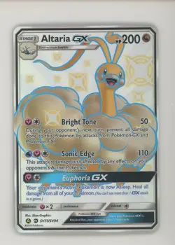 2019 Pokemon Sun & Moon Hidden Fates #SV77 Full Art Altaria GX - Image 1