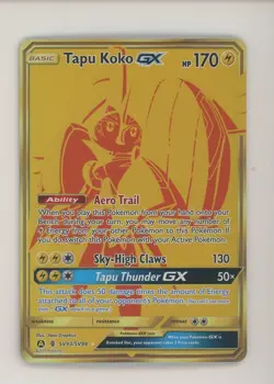 2019 Pokemon Sun & Moon Hidden Fates #SV93 Full Art Tapu Koko GX - Image 1