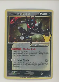 2021 Pokemon Celebrations BSP ETB #SWSH144 Greninja Gold Star - Image 1