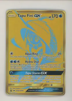 2019 Pokemon Sun & Moon Hidden Fates #SV92 Full Art Tapu Fini GX - Image 1