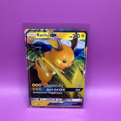 Raichu GX 20/68 Ultra Rare Holo S&M Hidden Fates Pokemon Card NM - Image 1
