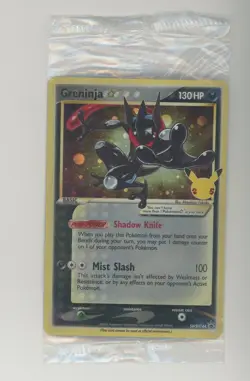 2021 Pokemon Celebrations BSP ETB #SWSH144 Greninja Gold Star Sealed - Image 1