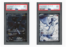 PSA 9 2010 Pokemon FA/Zekrom FA/Reshiram White BLACK collection #055 B-5 - Image 1