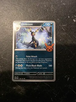 Pokemon Umbreon 130/197 Trick or Trade Factory Crimp Error - Image 2