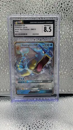 2019 Pokemon Gyarados GX SM212 Black Star Promos Holo CGC 8.5 - Image 1