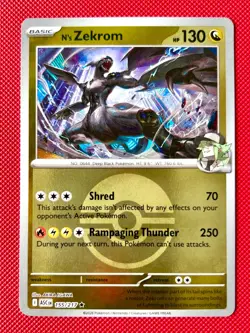 N's Zekrom 155/217 Poke Ball Reverse Holo Ascended Heroes Pokemon TCG ASC NM - Image 1