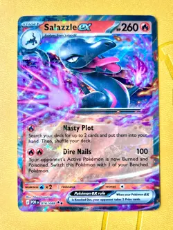 Salazzle ex 016/088 Pokemon TCG Perfect Order Double Rare NM - Image 1