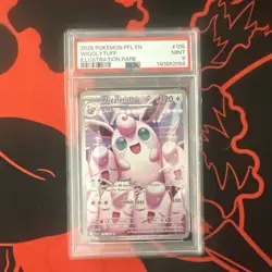 Wigglytuff 105/094 Pokemon Phantasmal Flames - Near Mint Illustration Rare PSA 9 - Image 1