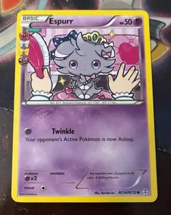 Pokemon TCG XY Generations Radiant Collection Espurr RC14/RC32 LP - Image 1