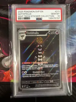 2025 POKEMON SVP EN-SV BLACK STAR PROMO #211 GOTHITELLE PSA 10 - Image 1