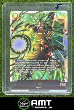 Broly Secret Rare 2025 Dragon Ball Super: Fusion World Saiyan's Pride FB08-122 5 - Image 1
