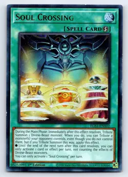 Soul Crossing Ultra Rare Egyptian God Deck: Slifer the Sky Dragon EGS1-EN002 LP - Image 1
