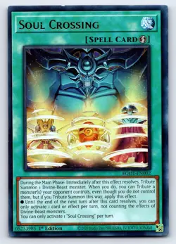 Soul Crossing Ultra Rare Egyptian God Deck: Slifer the Sky Dragon EGS1-EN002 LP - Image 1