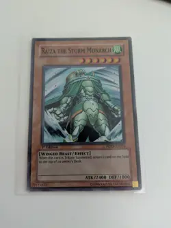 Yugioh Card - Raiza The Storm Monarch FOTB-EN026 SUPER RARE 1ST EDITION - Image 1