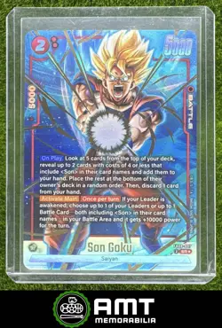 Son Goku Alternate Art Dragon Ball Super Fusion World Saiyan's Pride FB08-007 - Image 1