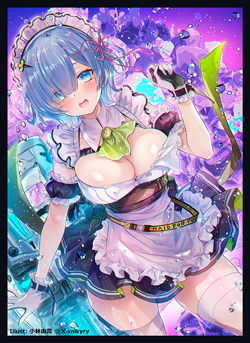 Re:Zero -Starting Life in Another World- Rem Doujin Card Sleeve Protector - Image 1