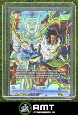 Paragus Alternate Art Dragon Ball Super Fusion World Saiyan's Pride FB08-084 - Image 1