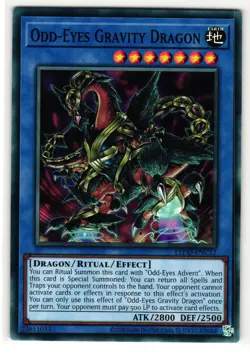 ODD-EYES GRAVITY DRAGON LEDD-ENC12 COMMON YU-GI-OH TCG - Image 1