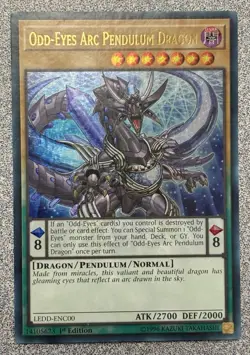 Odd-Eyes Arc Pendulum Dragon LEDD-ENC00 Ultra Rare 1st Edition VLP - Image 1
