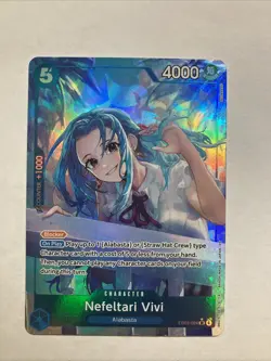 Nefeltari Vivi EB03-024 Alt Art SR Extra Booster: One Piece Heroines English NM - Image 1