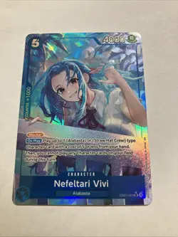 Nefeltari Vivi EB03-024 Alt Art SR Extra Booster: One Piece Heroines English NM - Image 2