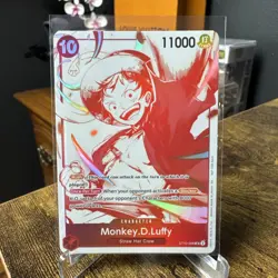 One Piece Card Game - Monkey.D.Luffy (3rd Anniversary Promo) ST10-006 SR Foil NM - Image 1