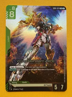 Wing Gundam Zero Foil - GD01-024 NM - Gundam TCG Card Game - Image 1