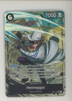 One Piece English OP11-092 Helmeppo Alternate Art Super Rare - Image 1