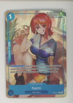 One Piece English OP09-050 Nami Alternate Art Rare - Image 1