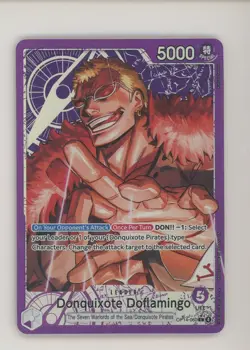 One Piece English OP14-060 Donquixote Doflamingo Alternate Art Leader - Image 1