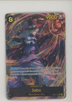 One Piece English OP07-118 Sabo Alternate Art Secret Rare - Image 1