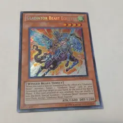 Gladiator Beast Equeste LCGX-EN251 Yu-Gi-Oh! Card Secret Rare Unlimited Edition - Image 2