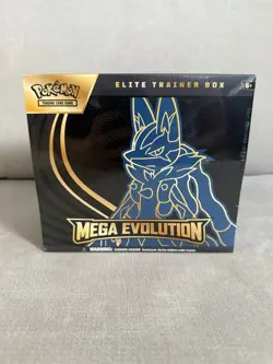 Pokemon TCG Mega Evolution ETB Elite Trainer Box Lucario - Image 1