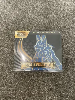 Pokemon TCG Mega Evolution Elite Trainer Box Lucario ETB New - Image 1