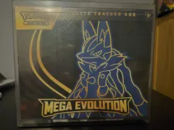 Pokemon TCG Mega Evolution Lucario Elite Trainer Box ETB - Image 1