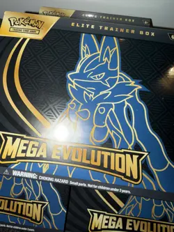 Pokemon TCG: Mega Evolution Lucario Elite Trainer Box (ETB) - Sealed - Image 1