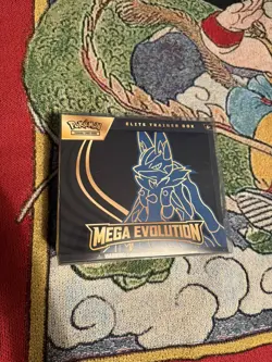 Pokemon TCG Mega Evolution Lucario Elite Trainer Box ETB - Image 1