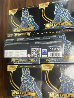 Pokemon TCG Mega Evolution Lucario Elite Trainer Box ETB x 7 ✅ Quick Delivery - Image 2