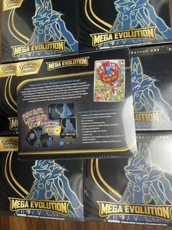 Pokemon TCG Mega Evolution Lucario Elite Trainer Box ETB x 7 ✅ Quick Delivery - Image 3