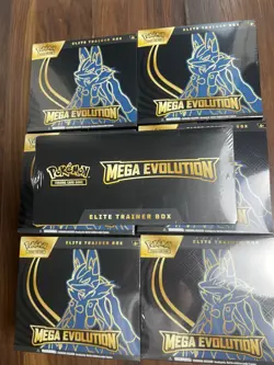 Pokemon TCG Mega Evolution Lucario Elite Trainer Box ETB x 7 ✅ Quick Delivery - Image 5