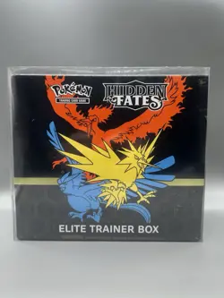 Pokemon TCG – Hidden Fates Elite Trainer Box (ETB) + Case – New & Sealed - Image 1