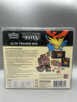 Pokemon TCG – Hidden Fates Elite Trainer Box (ETB) + Case – New & Sealed - Image 3
