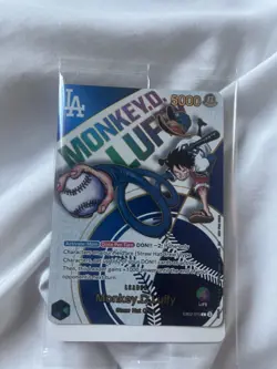 One Piece x Dodgers Callab Monkey D Luffy Promo Card TCG - Image 2