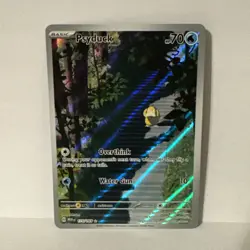 Pokemon TCG Psyduck Scarlet Violet Holo Illustration Card 175/165 M/Nm Condition - Image 1