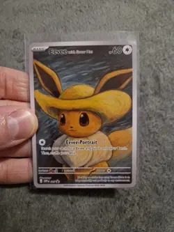 Eevee Pikachu Squirtle Portrait Art Card Bundle Museum Display Set - Image 2